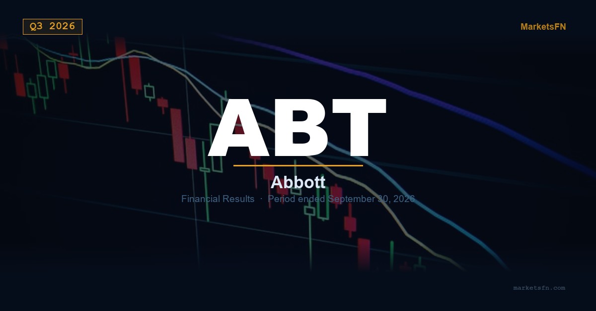 Abbott (ABT) Q3 2026 Financial Results Summary