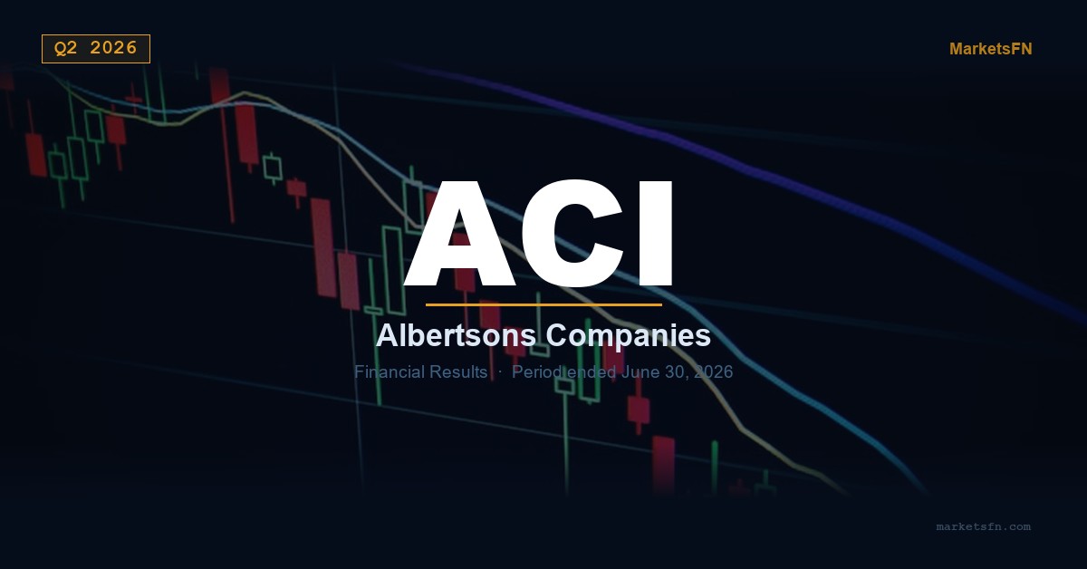 Albertsons Companies (ACI) Q2 2026 Financial Results Summary