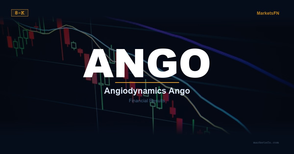 AngioDynamics (ANGO) ANGO Q1 Financial Results Summary