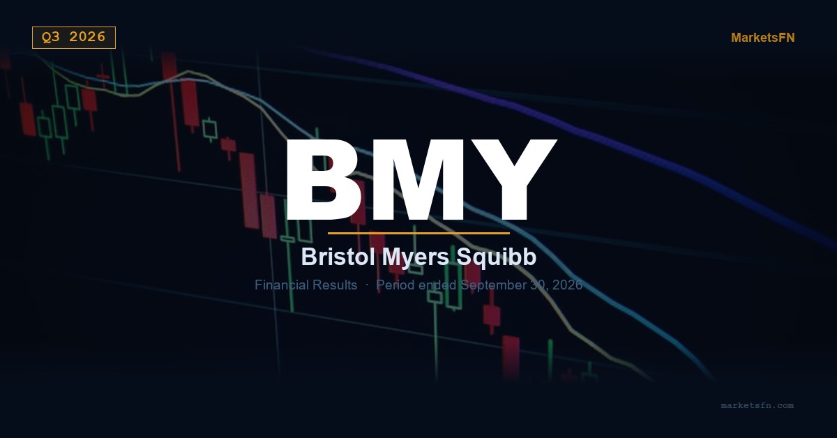 Bristol Myers Squibb (BMY) Q3 2026 Financial Results Summary