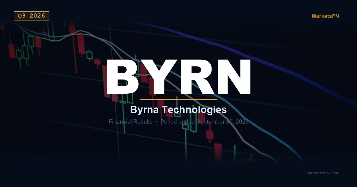 Byrna Technologies (BYRN) Q3 2026 Financial Results Summary