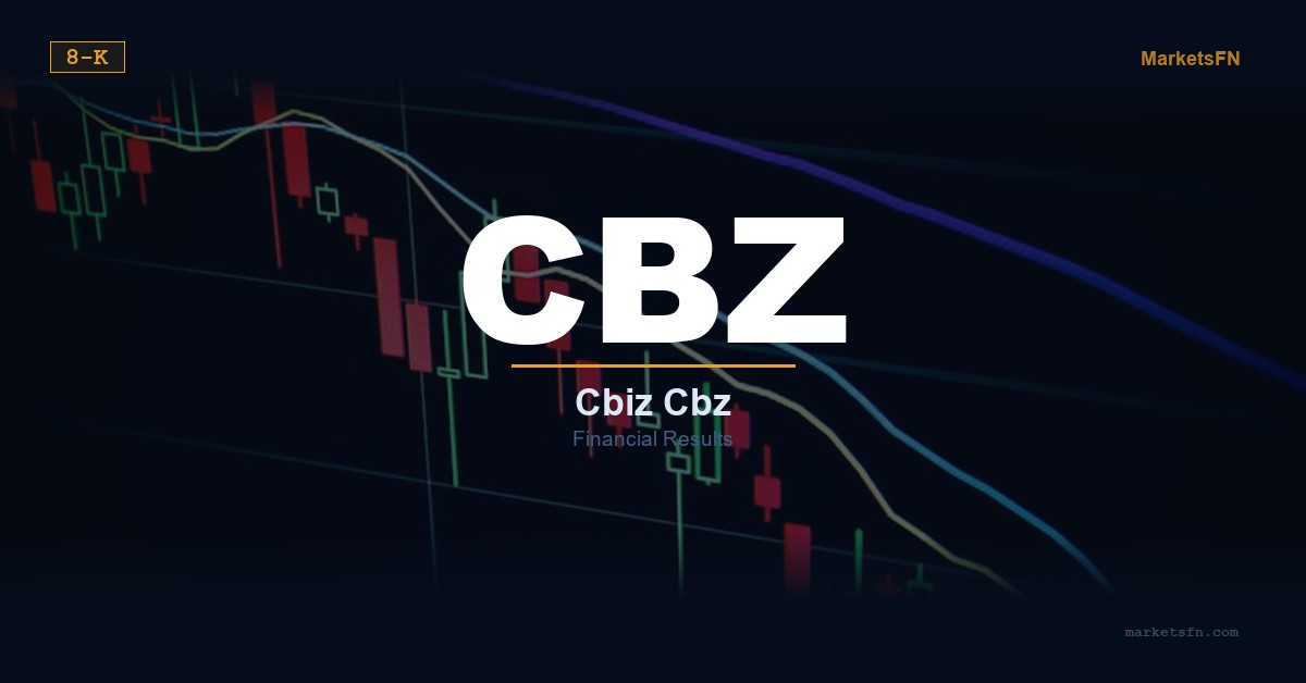 Resumen de Resultados Financieros del T3 de CBIZ (CBZ)