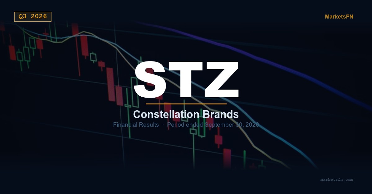 Resumen de resultados financieros del tercer trimestre de 2026 de Constellation Brands (STZ)
