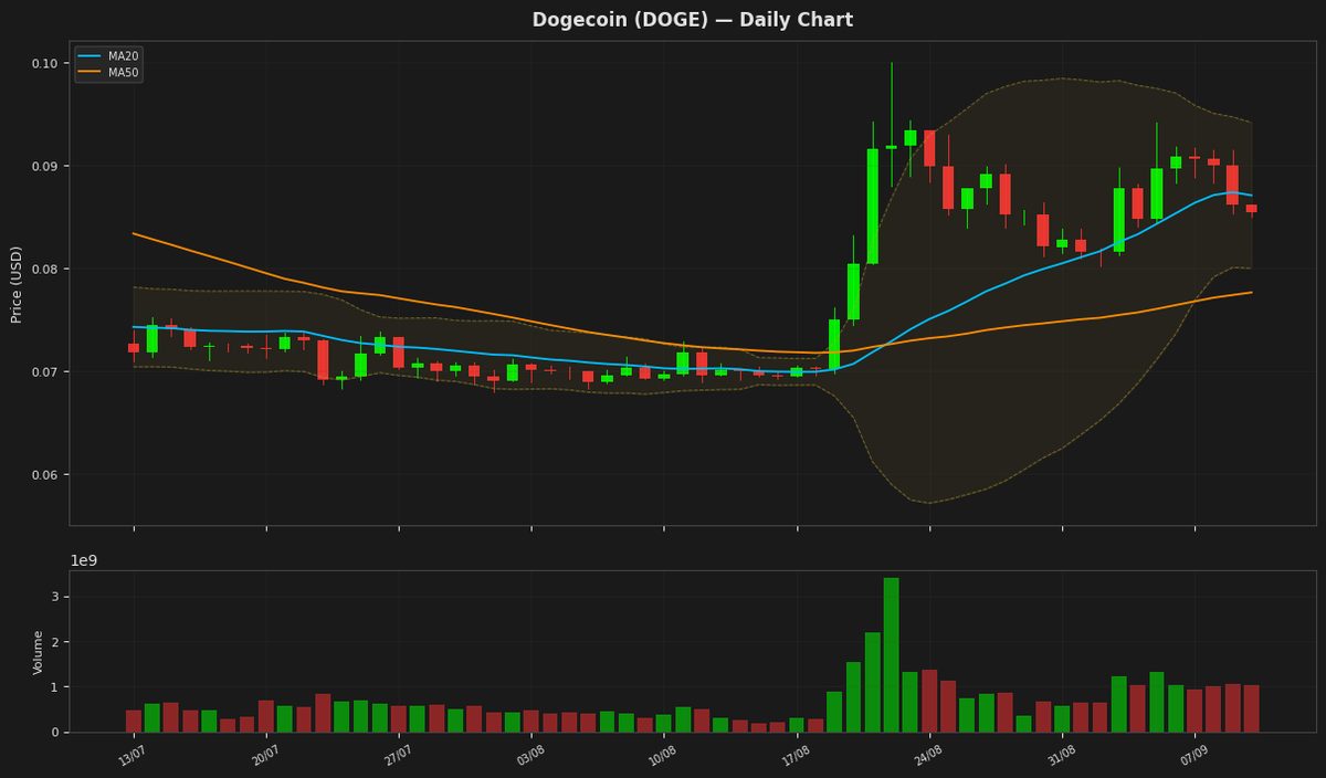 Dogecoin chart