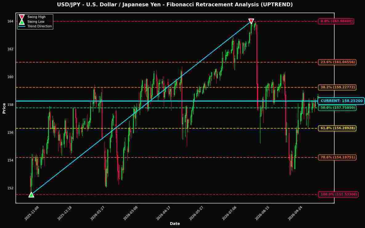 Fibonacci Retracement Analysis: USD/JPY and GBP/USD Near Key Levels