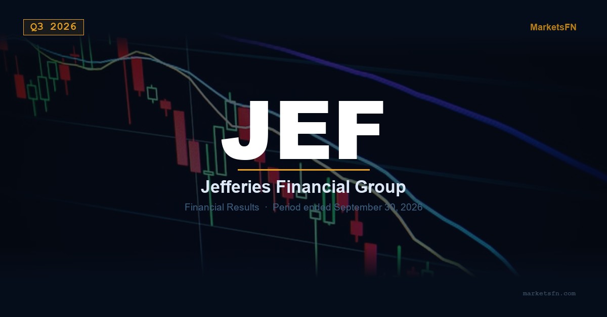 Riepilogo dei risultati finanziari del terzo trimestre 2026 di Jefferies Financial Group (JEF)