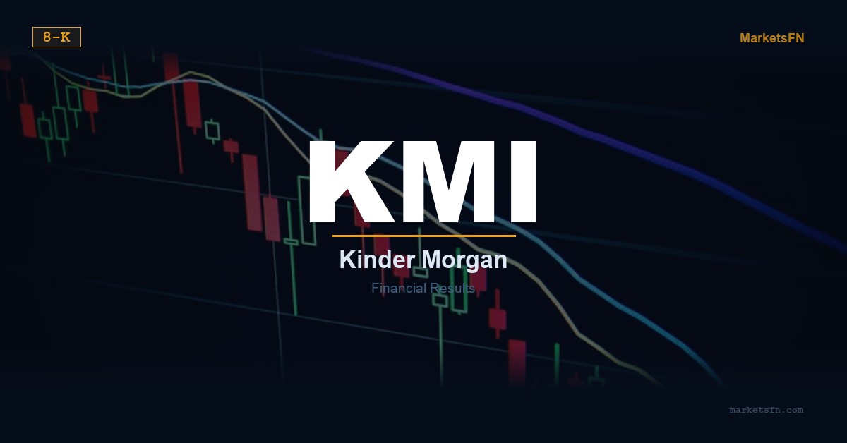 Kinder Morgan (KMI) K3 2026 Financial Results Summary