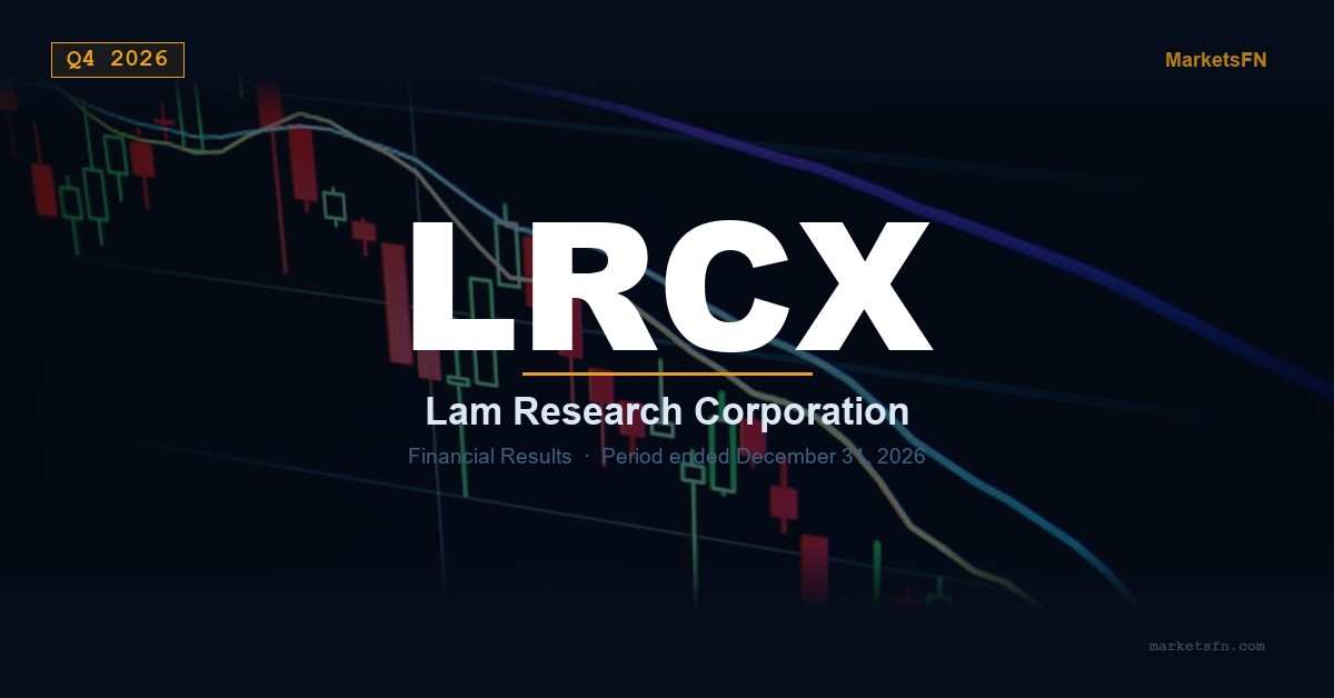 Lam Research Corporation (LRCX) Q4 2026 Financial Results Summary