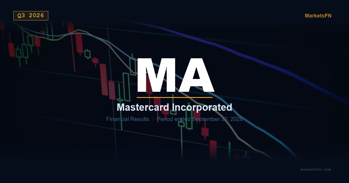 Mastercard Incorporated (MA) Q3 2026 Financial Results Summary