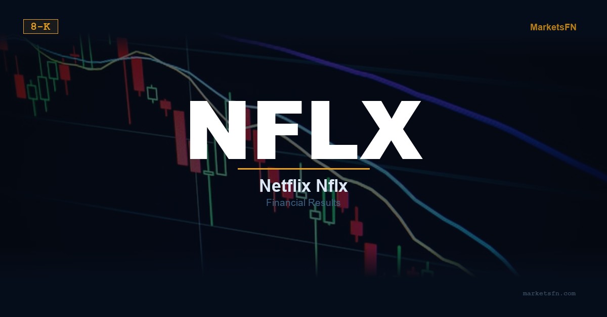 Netflix (NFLX) NFLX Q3 Financial Results Summary