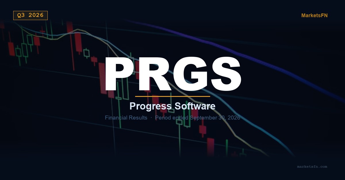 Progress Software (PRGS) Q3 2026 Financial Results Summary
