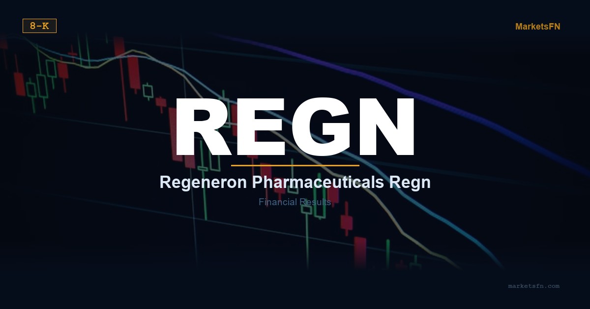 Regeneron Pharmaceuticals (REGN) REGN Q3 Financial Results Summary