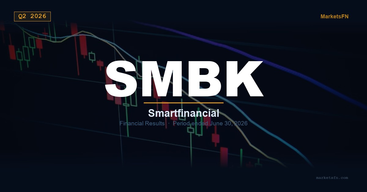 SmartFinancial (SMBK) Q2 2026 Financial Results Summary