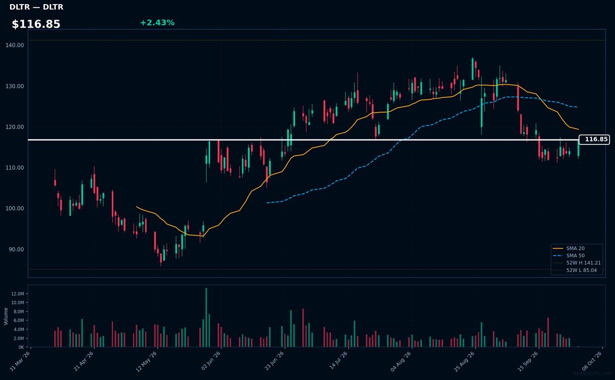 DLTR chart