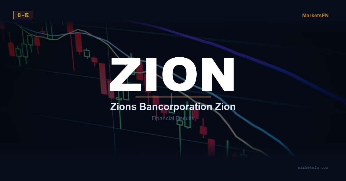 Zions Bancorporation (ZION) ZION Q3 Financial Results Summary